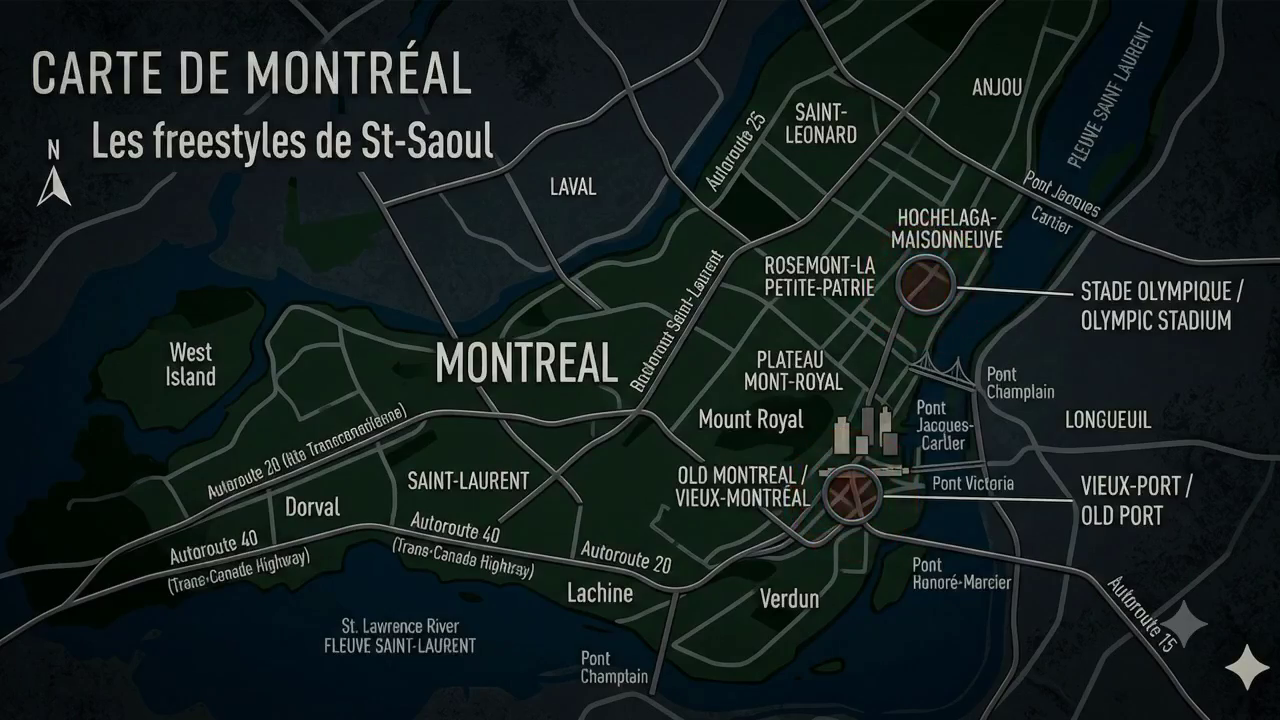Carte de Montréal - St-Saoul